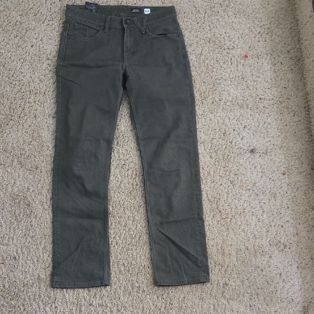 Green Slim Fit Jeans